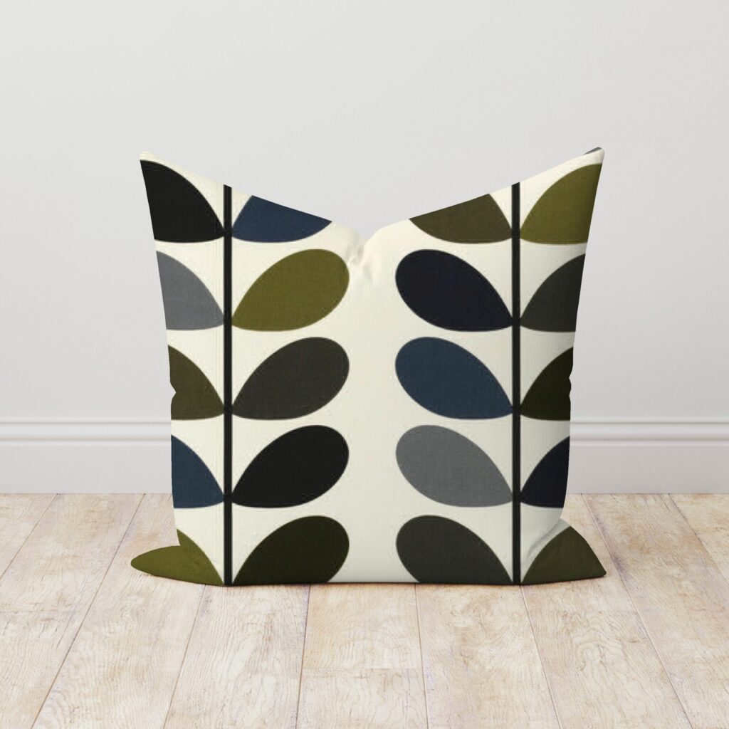 Orla kiely 2024 green cushion